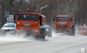Казанские улицы дважды обработали противовирусным средством