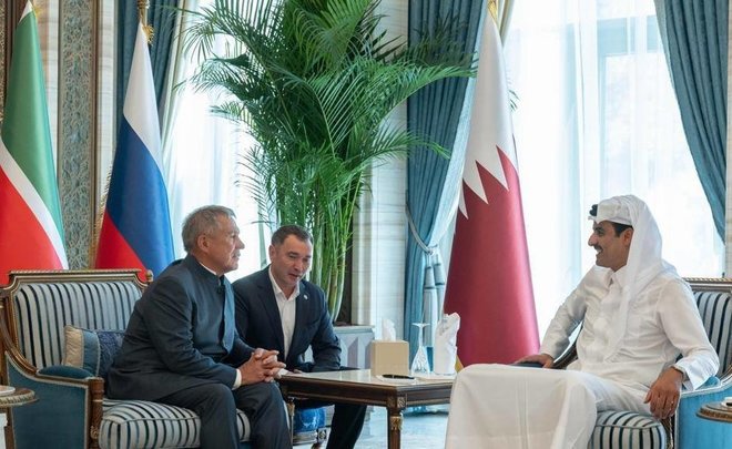 Рустам Минниханов встретился с эмиром Катара