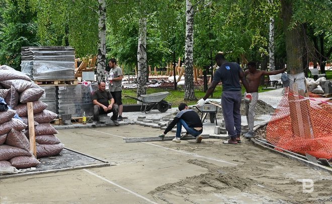 В этом году количество ремонтных работ в общественных пространствах Казани превысило прошлогодние показатели