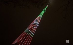 В Казани 8 июля, в День семьи, любви и верности, телебашня окрасится в праздничные цвета