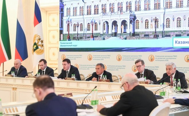 Минниханов: Татарстан должен увеличить экспорт продукции АПК не в 2, а в 3—4 раза