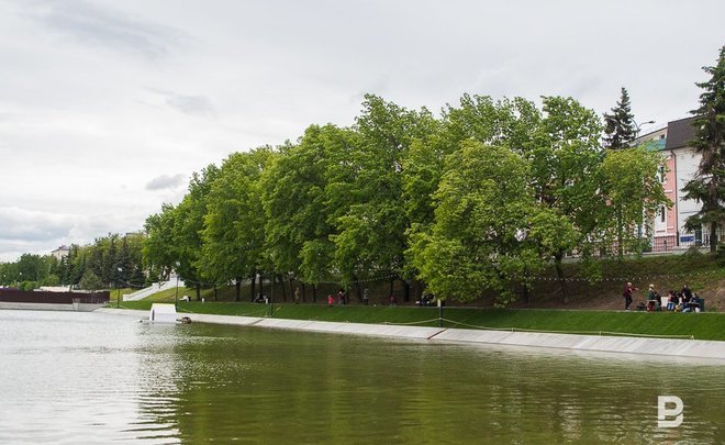 В казанском парке «Черное озеро» начали осушение водоема к зиме