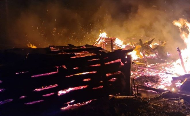 В Апастовском районе Татарстана на пожаре в частном доме погибла 82-летняя женщина