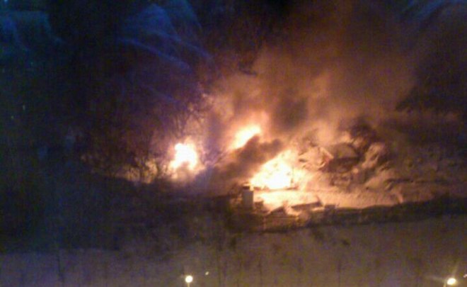 В Ометьеве сгорел частный дом