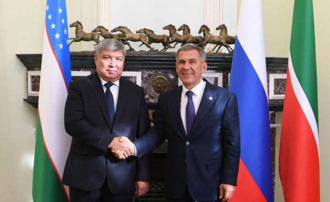 Минниханов встретился с заместителем премьер-министра Узбекистана Гуломжоном Ибрагимовым