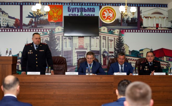 В отделе полиции Бугульминского района представили нового руководителя