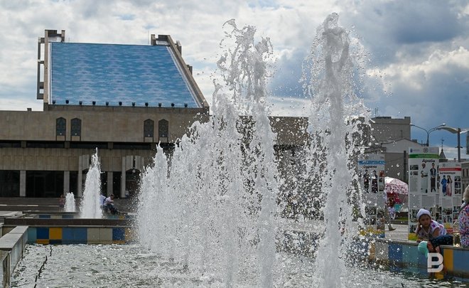 Мэрия Казани: фонтаны в городе будут работать до конца сентября