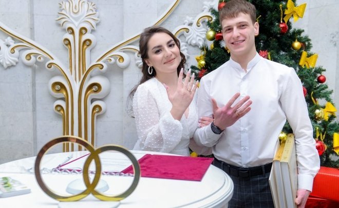 В Нижнекамске зарегистрировали первую пару 2022 года