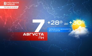 Сегодня в Казани ожидается до +30 градусов