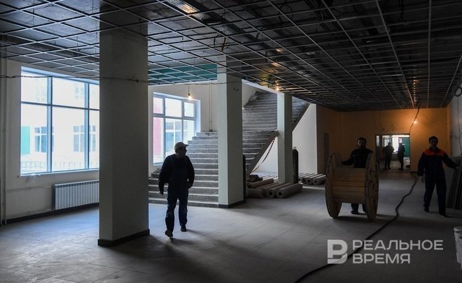 Строительство детсада на 200 мест в Ново-Савиновском районе Казани выполнено почти на половину