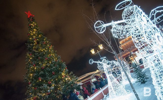 Казань вошла в тройку городов с самыми большими тратами на новогоднее украшение