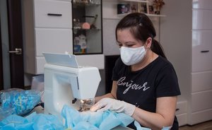 Сотрудниками «Нижнекамскнефтехима» сшито более 50 тысяч масок