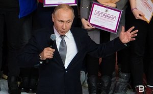 Путин принял участие в открытии завода Mercedes-Benz в Подмосковье