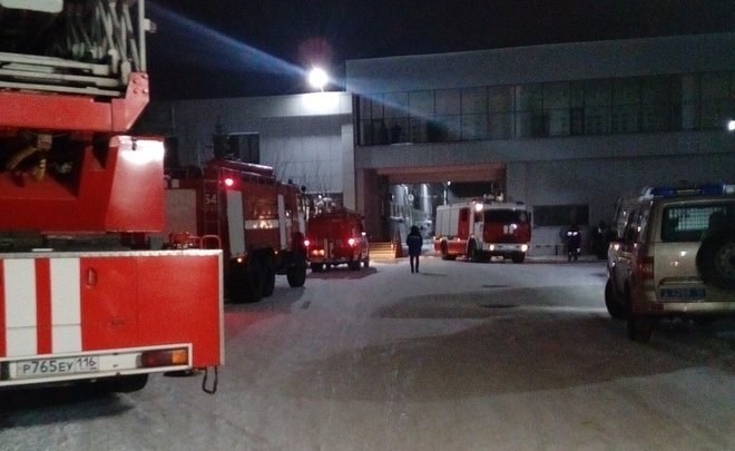 В Челнах на заводе «Булгарпиво» произошло задымление