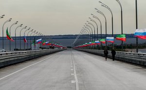 На участках трассы М-7 в Татарстане и на подъезде к аэропорту Казани ограничили скорость до 50 км/ч