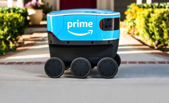 Amazon начал тестировать беспилотных роботов-доставщиков