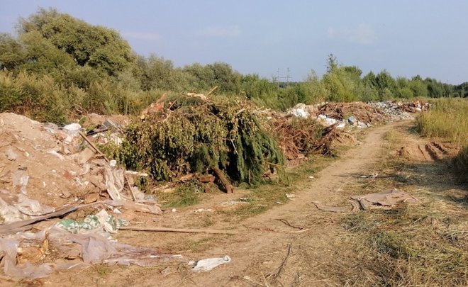 В Казани выявили незаконную свалку общей площадью более 4,5 тысячи кв. метров