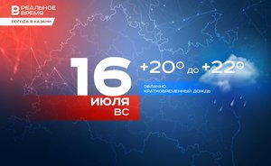Сегодня в Казани ожидается до +22 градусов и кратковременный дождь