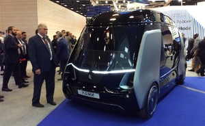 КАМАЗ представил беспилотный микроавтобус на Петербургском форуме