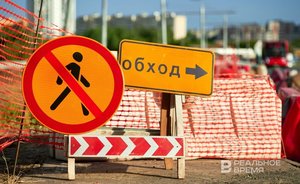 В Казани возле парка Горького закрыли подземный переход и перенесли остановку