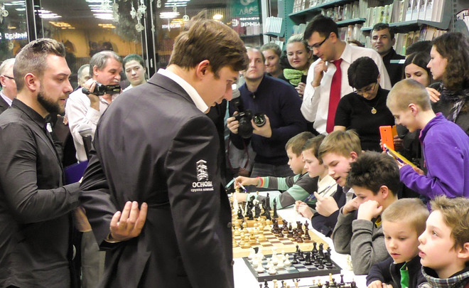Казань сегодня посетит чемпион мира по быстрым шахматам Сергей Карякин
