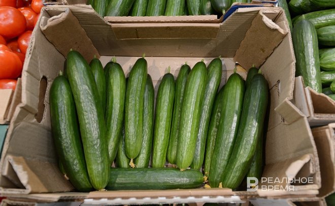 Официальная статистика: в Татарстане в начале февраля подорожали свежие огурцы, бананы и хлеб