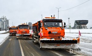С улиц Казани за сутки вывезли свыше 8 тысяч тонн снега