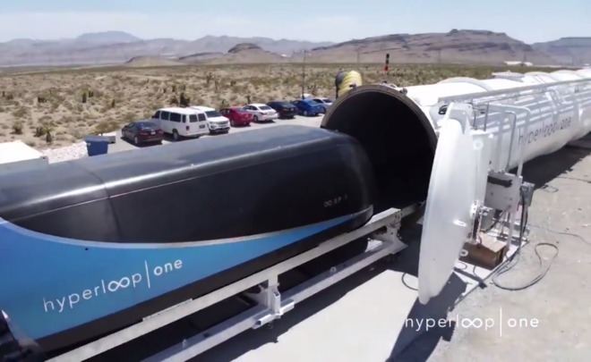 Hyperloop One впервые разогнала капсулу в вакууме до 310 километров в час‍