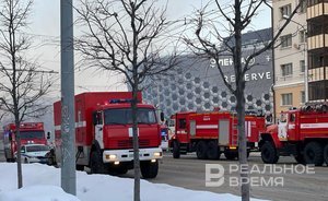 В Казани горит отель «Астория»