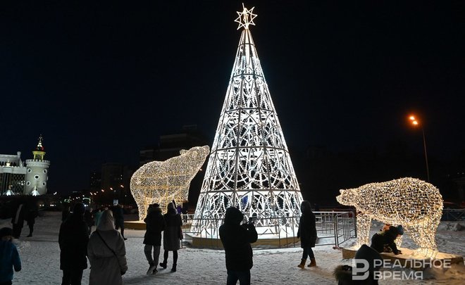 Казань в новогодние праздники посетили около 160 тысяч туристов