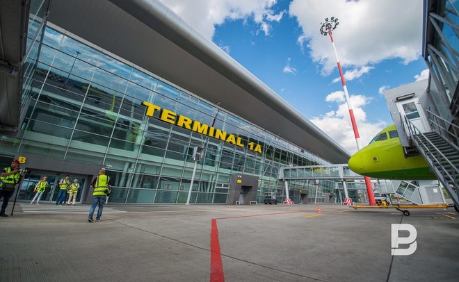 Казанский аэропорт в l полугодии увеличил пассажиропоток на 37%