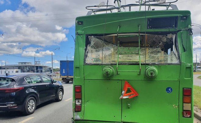 В Казани возбудили уголовное дело после ДТП с троллейбусом и автобусом на Ямашева