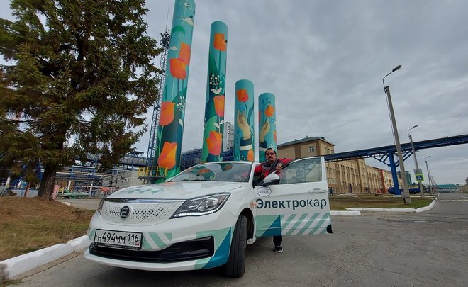 Автопарк «Казаньоргсинтеза» пополнился экологичным транспортом