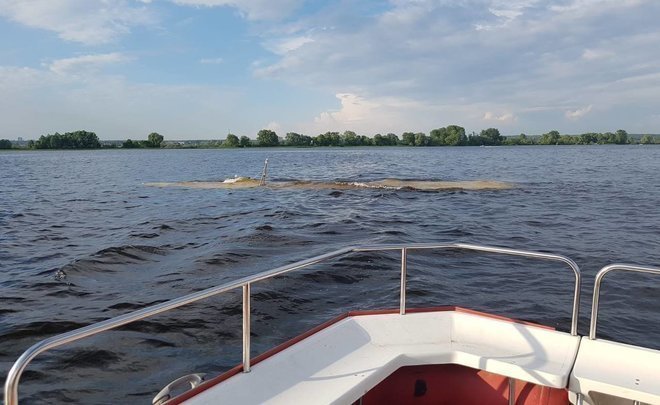 Прогулочный теплоход, который сегодня затонул в Татарстане, садился на мель осенью прошлого года