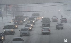 МЧС Татарстана предупредило о метели и сильном снеге в выходные