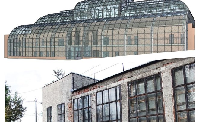 Разрушающуюся оранжерею казанского зооботсада перестроят в пафосное современное пространство