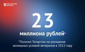 Татарстан получил 23 миллиона рублей на улучшение жилищных условий ветеранов в 2022 году — это много или мало?