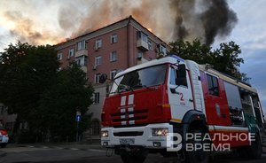 Жильцам горящего дома на улице Чехова в Казани предоставят временное жилье