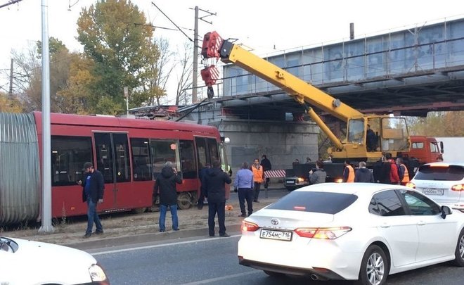 Прокуратура Казани проверяет вчерашний инцидент со сходом с рельсов трамвая