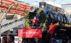 Сегодня в Казань прибыл ретро-поезд Победы