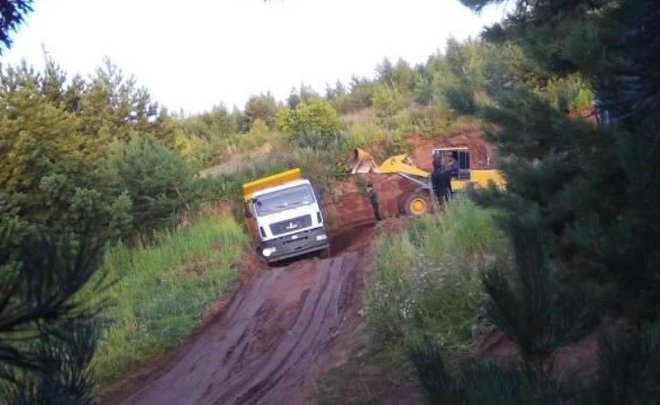 В Татарстане экологи сняли незаконную добычу песка на камеру-ловушку