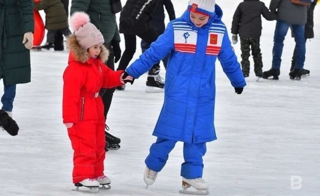 Катки в казанских парках 7 января работают по измененному графику