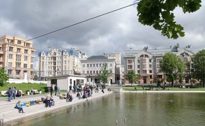 В казанском парке «Черное озеро» начали осушать водоем для будущего катка