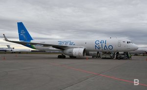 В Китае загорелся самолет российской авиакомпании