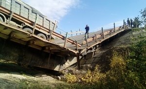 В Мордовии обрушился автомобильный мост