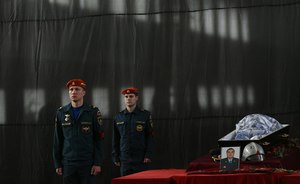 В Казани простились с героически погибшим на пороховом заводе пожарным