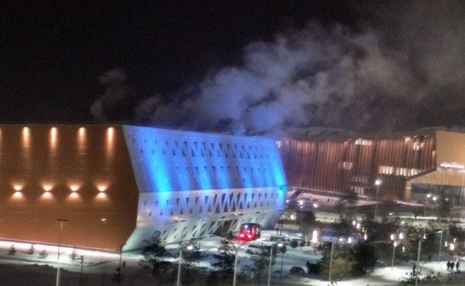 Соцсети: в спорткомплексе Иннополиса произошел пожар