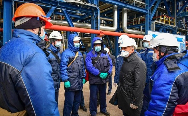 Глава Татарстана посетил завод этилена «Нижнекамскнефтехима»