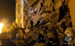 После обрушения части многоэтажки в Астрахани ввели региональный режим ЧС