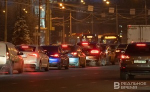 Из-за ДТП с участием бетономешалки и автобуса на «Миллениуме» в Казани образовалась пробка